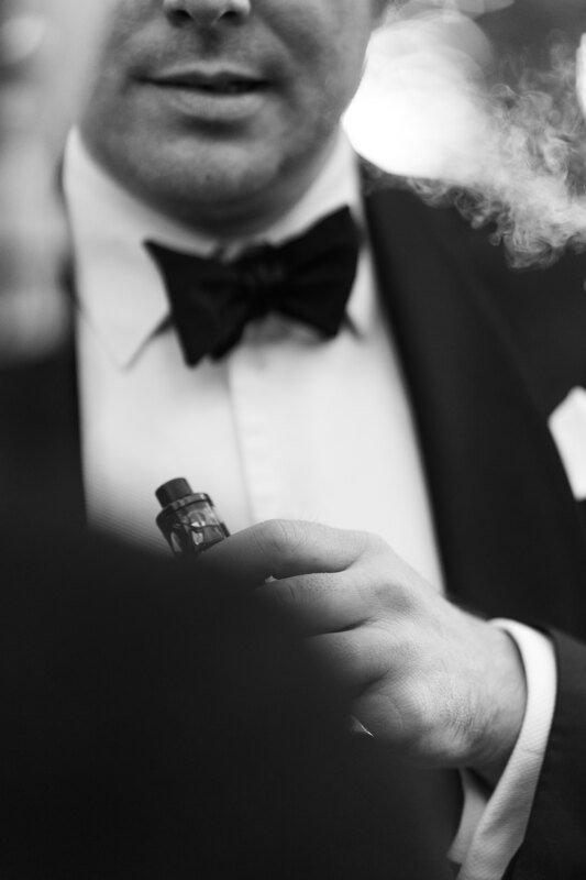Wedding photography portfolio in Italy: Portrait of a man who smokes
