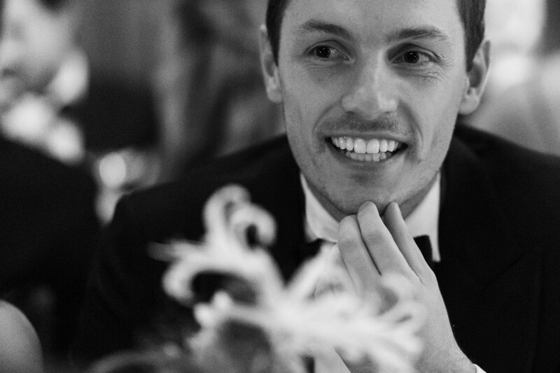 Wedding photography portfolio in Italy: Portrait of a man who smiles